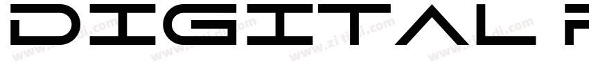 Digital Regular字体转换 Digital Regular字体转换